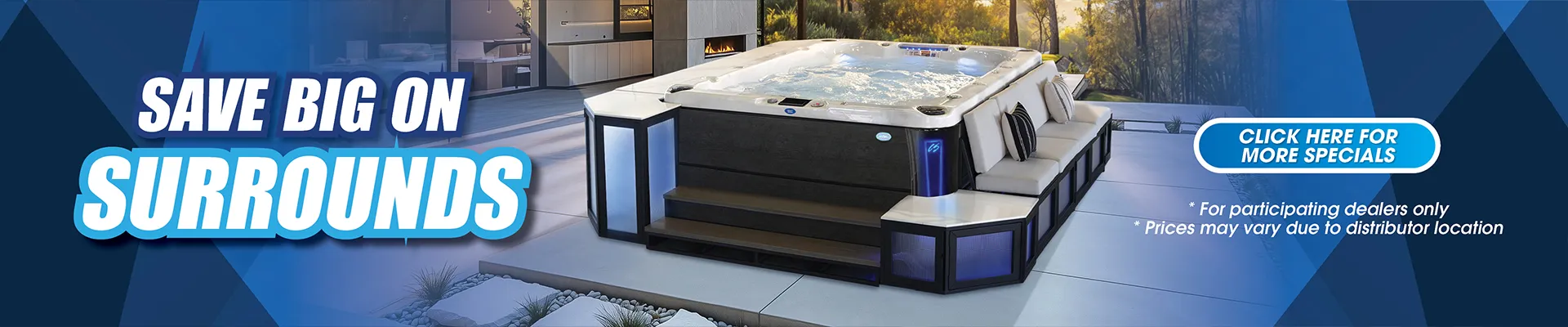 Calspas hot tub being used in a family setting - Grapevine